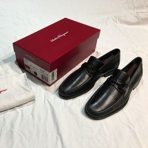 Salvatore Ferragamo PRIX Mens Loafer RARE 3X Black